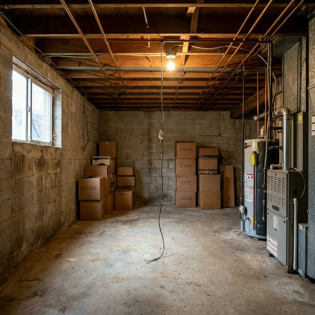 Basement Before — Raw Unfinished Space